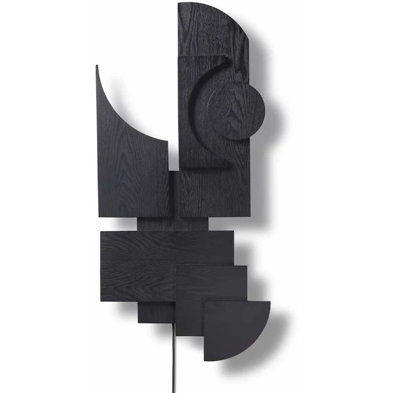 Totem Deco Væglampe, Sort