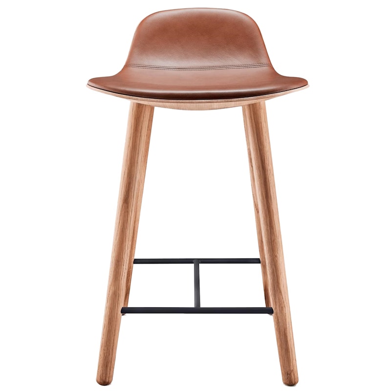 Yuuga Barstol H65, Eg/Cognacfarvet