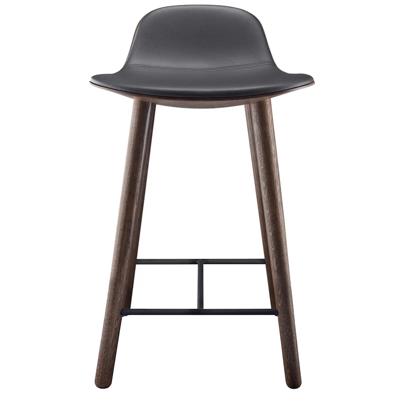 Yuuga Barstol H65 cm, Røget Eg/Sort