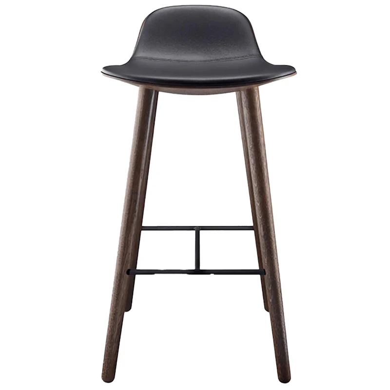 Yuuga Barstol H75 cm, Røget Eg/Sort