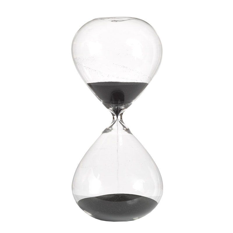 Ball timeglas M, sort