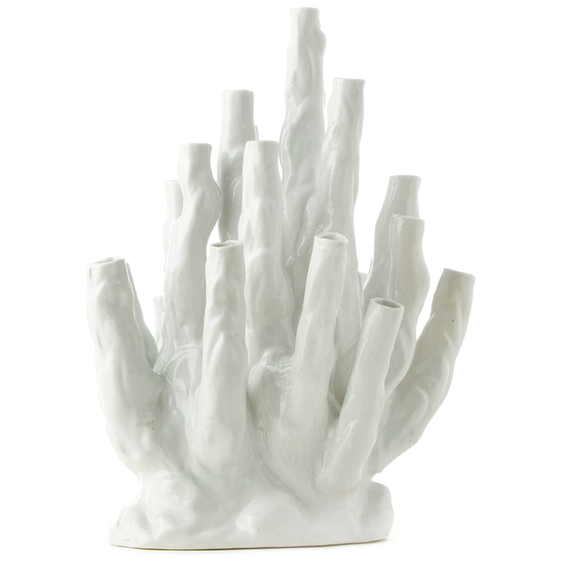 Coral vase 20 tulipaner, Hvid