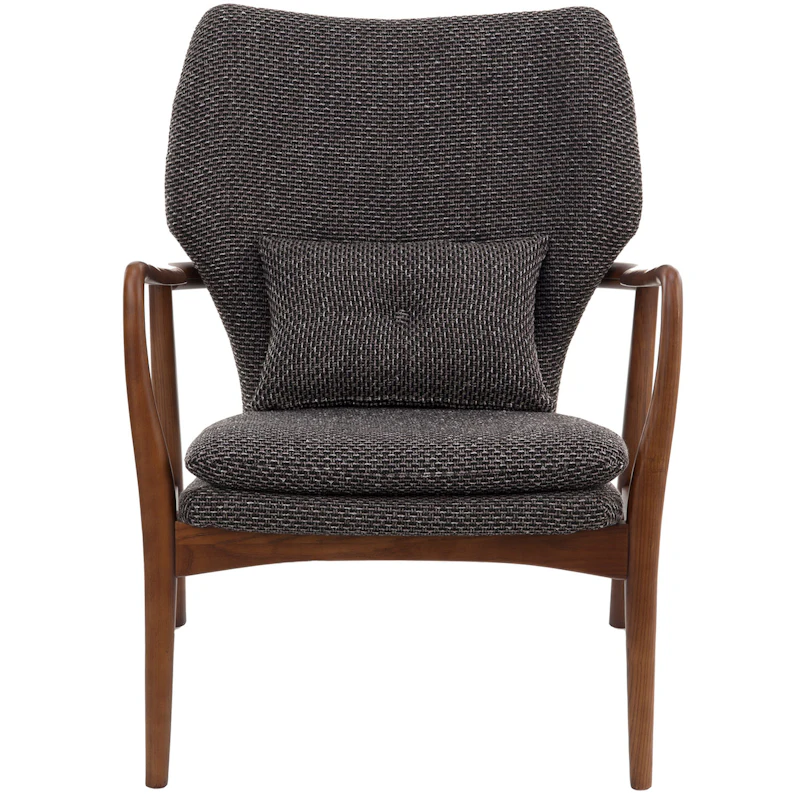 Chair Peggy Fabric Rough Grey