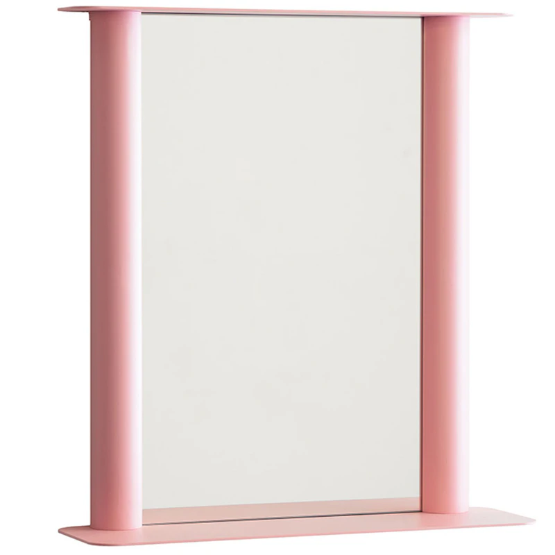 Pipeline Vægspejl 56x60.6 cm, Rosa