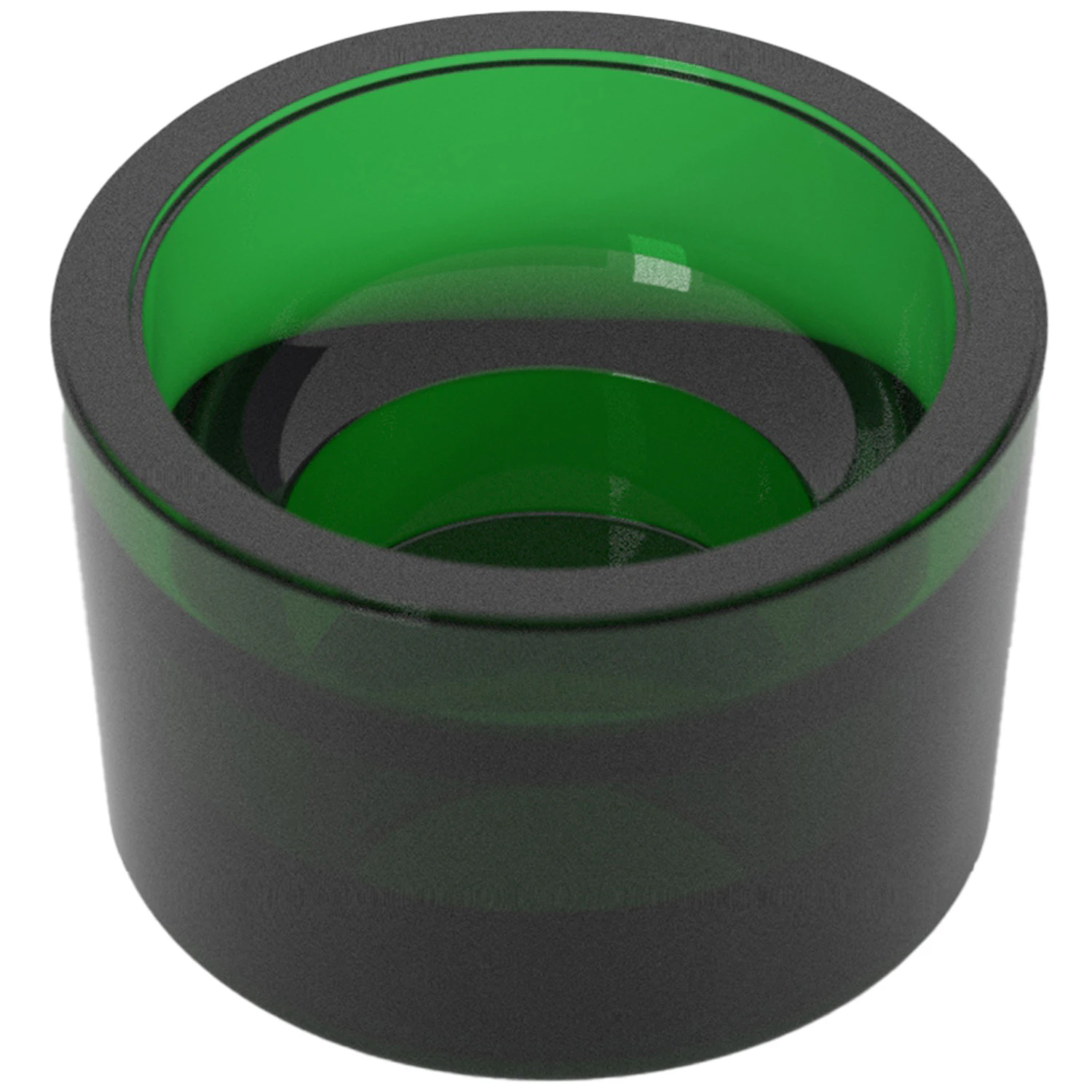 Reijmyre Optika Lysestage 6 Cm - Lysestager Glas Gr&oslash;n - 701003