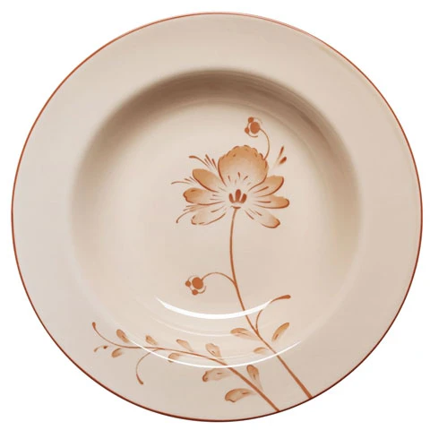 R&ouml;rstrand F&aring;gel Dyb Tallerken 24 Cm - Dybe tallerkner Feldspar Porcelain Caramel - 1083857