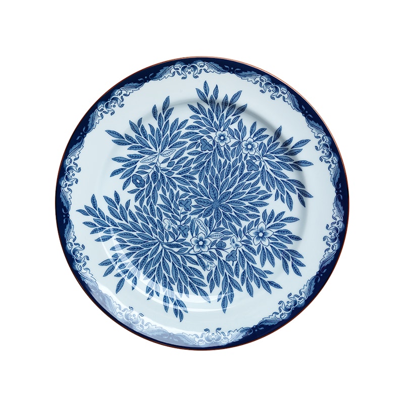 Ostindia Floris Tallerken 27 cm, Blå