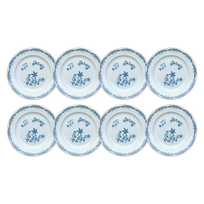 Ostindia Tallerken 27 cm, 8 Stk
