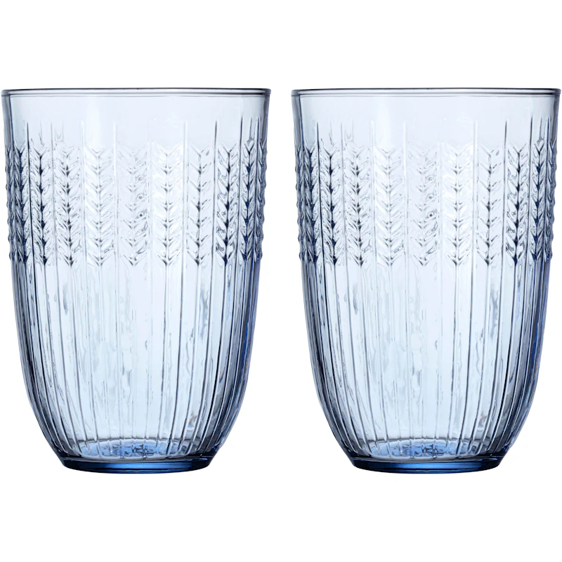 Swedish Grace Drikkeglas 37 cl 2-pak, Blåt