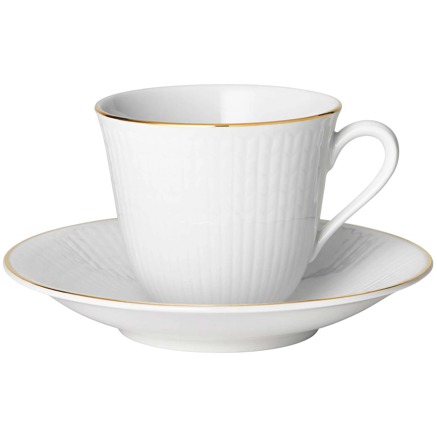 R&ouml;rstrand Swedish Grace Gala Kop & Underkop 16 Cl - Kaffekopper Porcel&aelig;n Hvid - 1052159