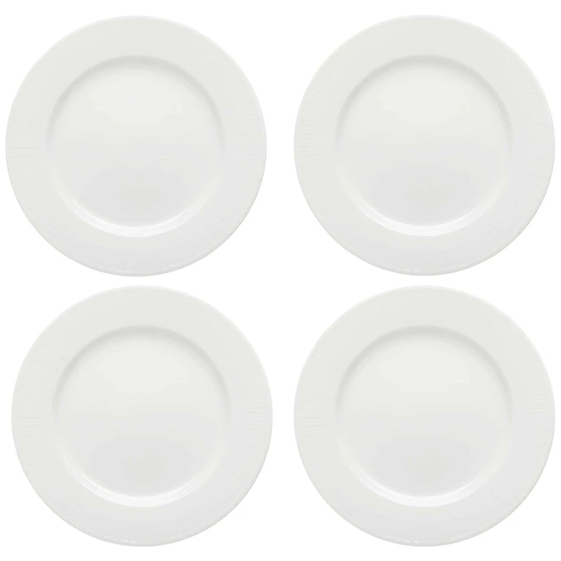 Swedish Grace Sidetallerken 17 cm 4-pak, Sne
