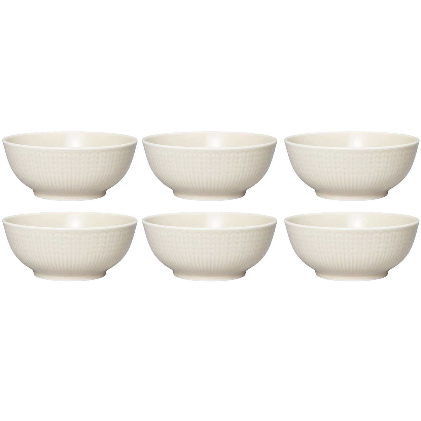 R&ouml;rstrand Swedish Grace Sk&aring;l 30 Cl 6-pak Oat (Beige) - Serveringssk&aring;le Porcel&aelig;n Oat (Beige) - 1069433, 6-PACK