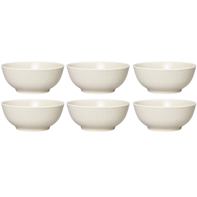 Swedish Grace Skål 30 cl 6-pak, Oat (Beige)