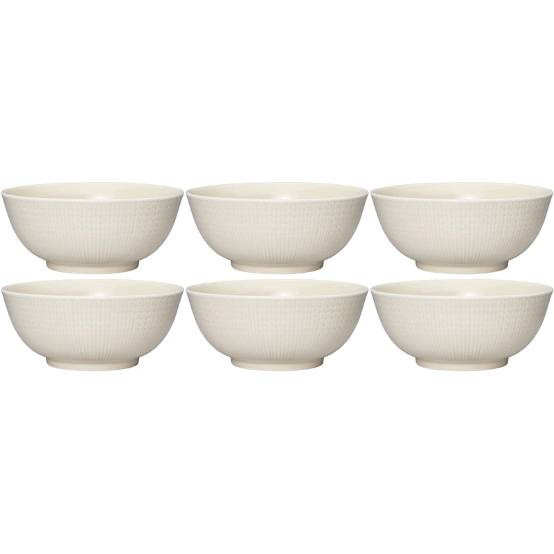 Swedish Grace Skål 60 cl 6-pak, Oat (Beige)