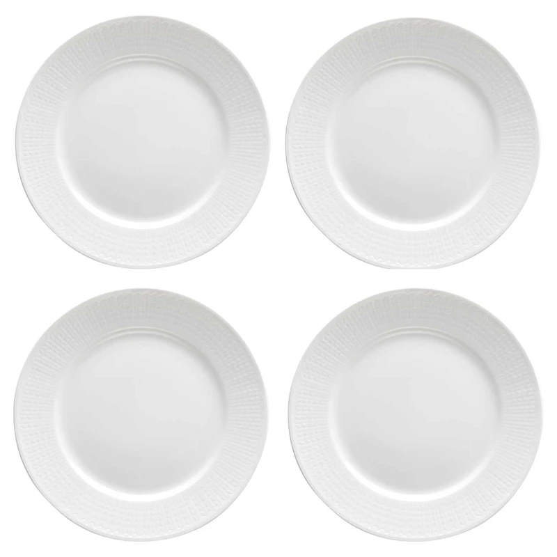Swedish Grace Tallerkener 27 cm 4-pak, Sne