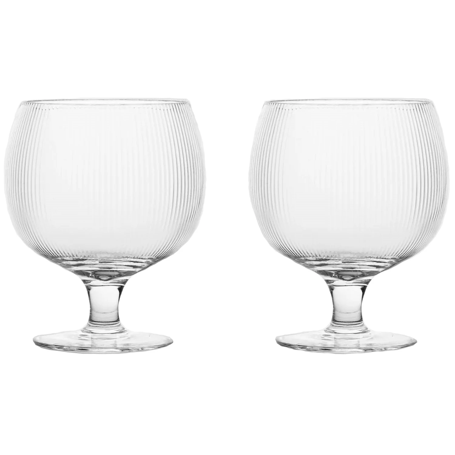 Sagaform Blanka Vinglas Riflet 35 Cl 2-pak t - Vinglas Krystalglas Klar - 5018635