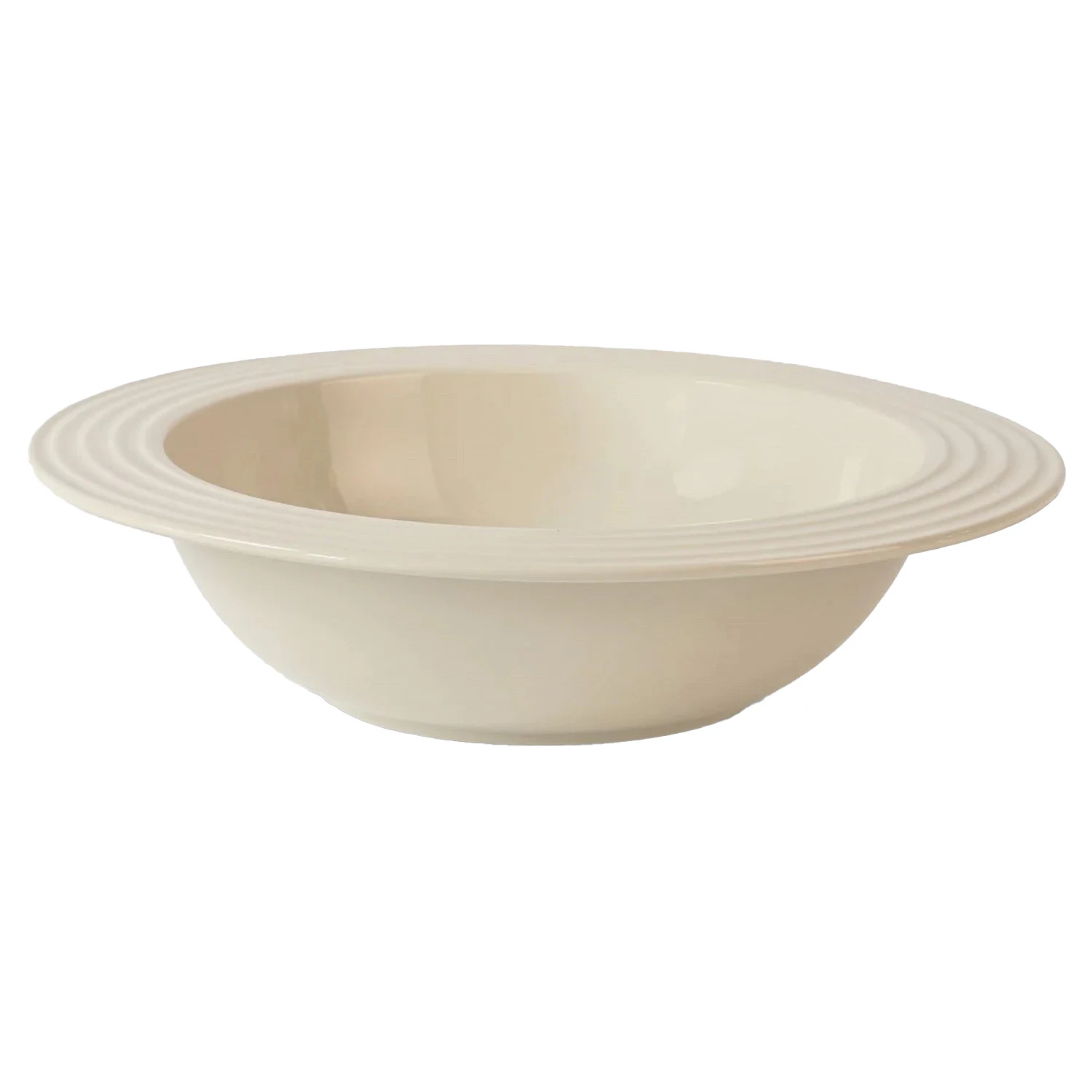 Sagaform Coffee & More Dyb Tallerken &Oslash;22 Cm - Dybe tallerkner Stent&oslash;j Beige - 5018639