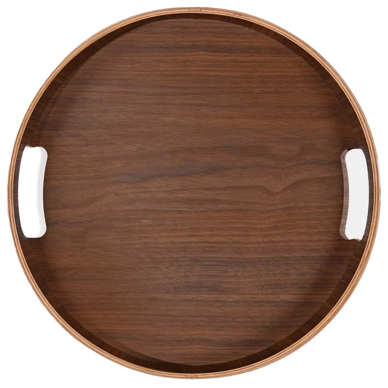 Hanna Serveringsbakke Ø35 cm, Mørkebrun