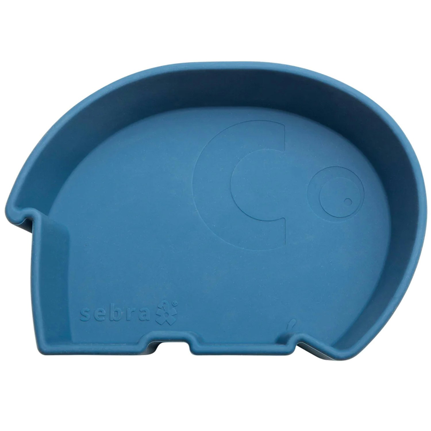 Sebra Fanto Sk&aring;l - B&oslash;rnetallerkner Silikone Bl&aring; - 700810009