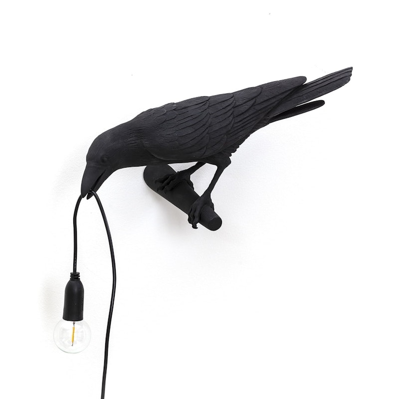 Bird Lamp Looking Left, Black