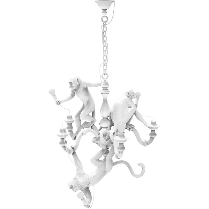 Monkey Lysekrone, Hvid