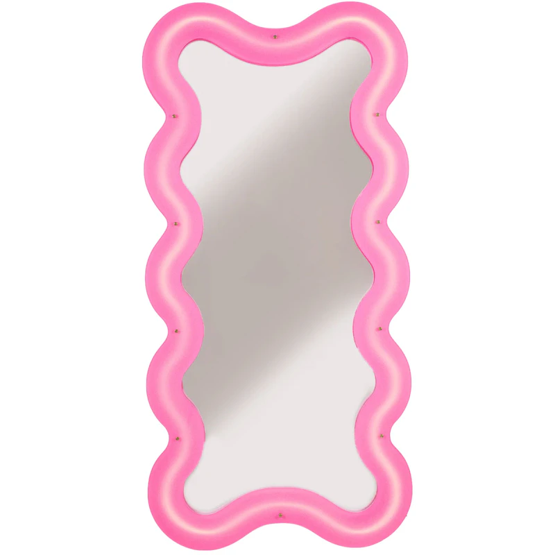 Supercurve Tall Spejl, Rosa