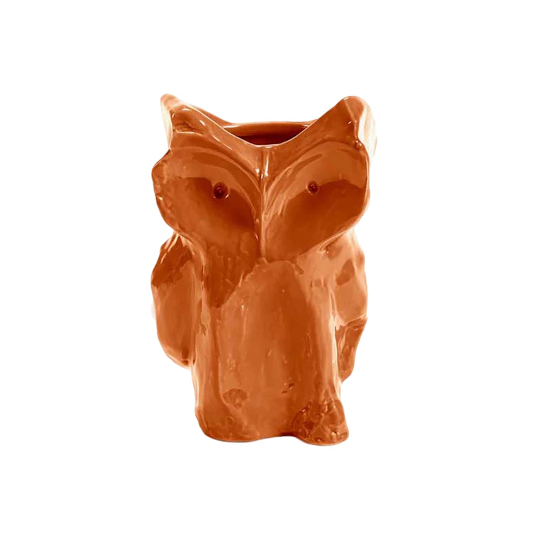 After Midnight Owl vase S, Orange