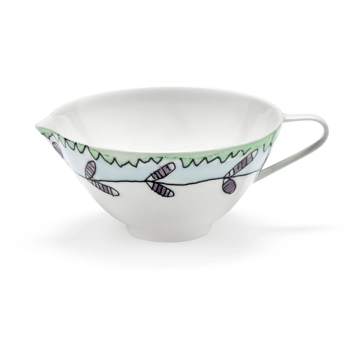 Serax Blossom Milk Kande - M&aelig;lkekander Benporcel&aelig;n Bl&aring; - B9223139-403