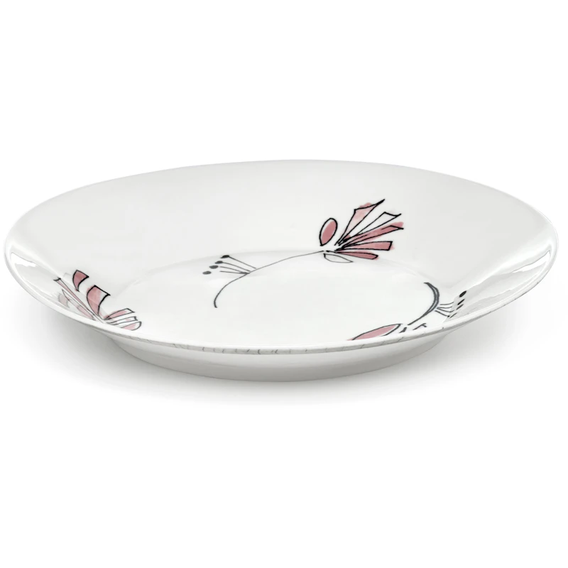 Fiore Rosa Dyb Tallerken L
