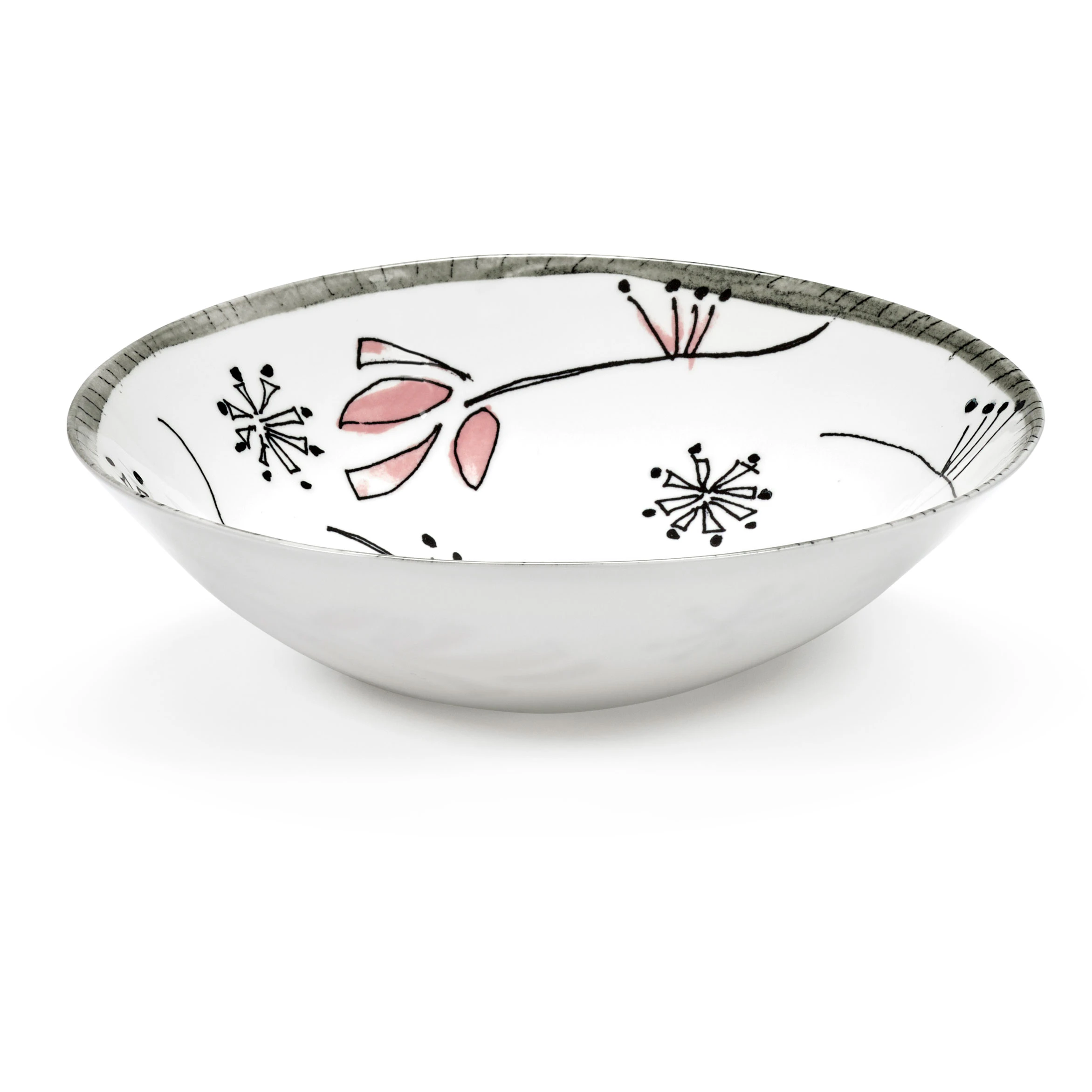 Serax Fiore Sk&aring;l Lav L - Serveringssk&aring;le Benporcel&aelig;n Rosa - B9223117-410