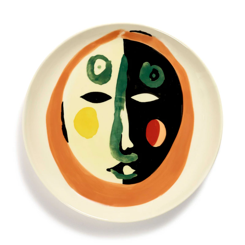 Feast N°1 Tallerken 22,5 cm, Flerfarvet