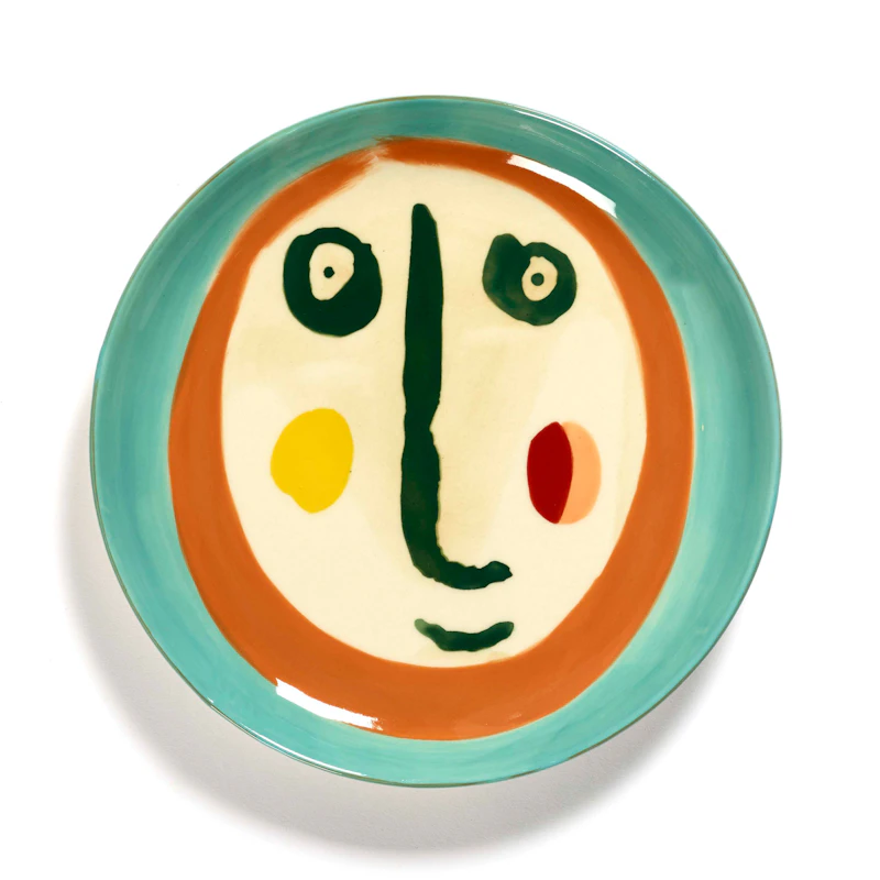 Feast N°2 Tallerken 19 cm, Flerfarvet
