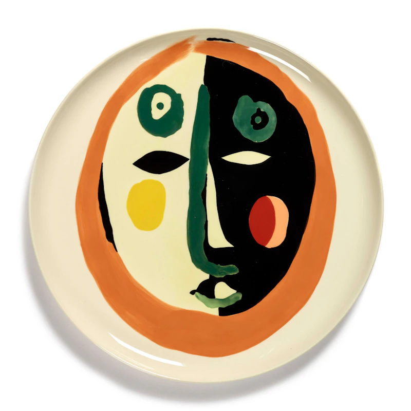 Feast N°1 Serveringsfad 35 cm, Flerfarvet
