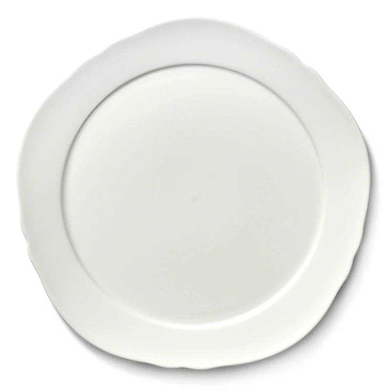 Silhouette Sidetallerken 23,5 cm, Hvid