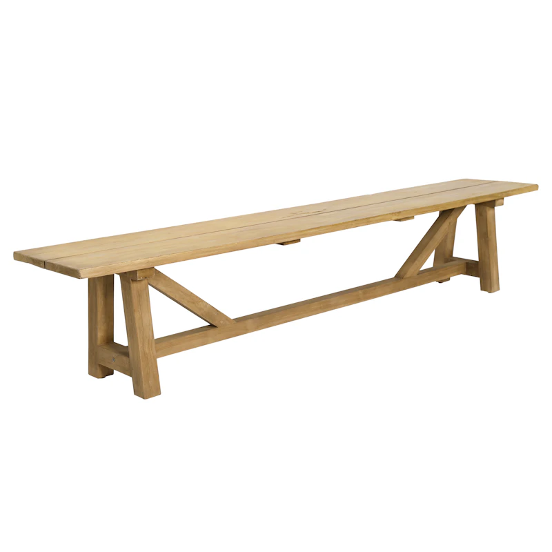 George Bænk 220 cm, Teak