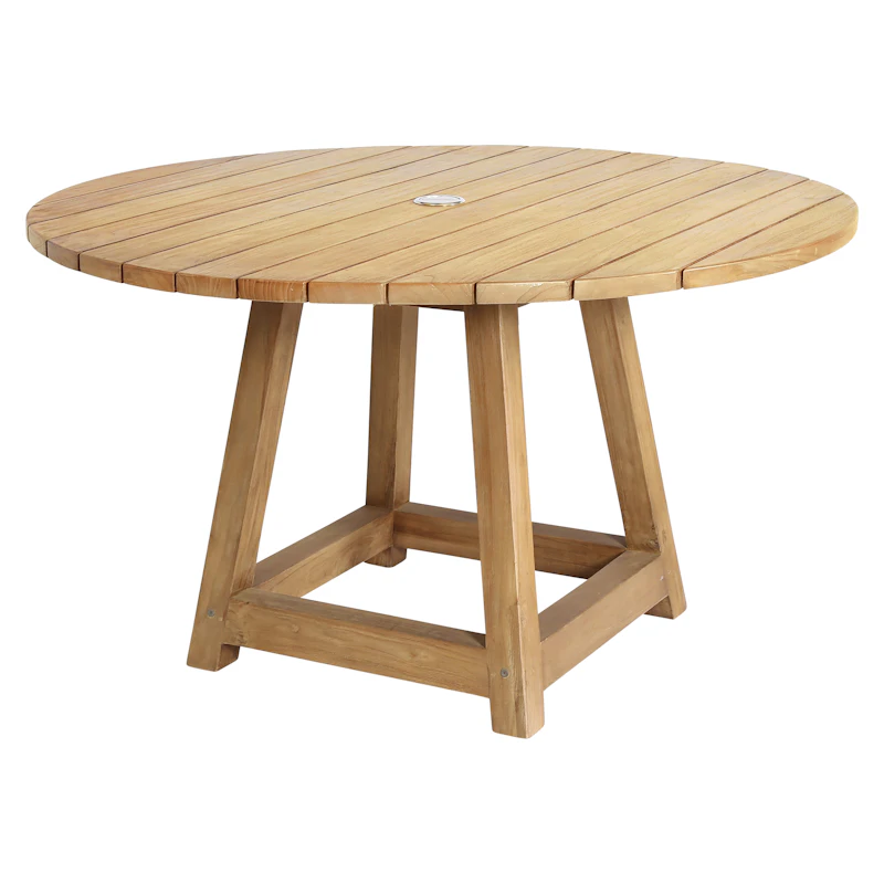 George Spisebord Outdoor Teak, Ø120 cm