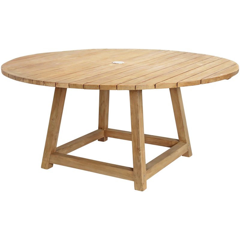 George Spisebord Outdoor Teak, Ø160 cm