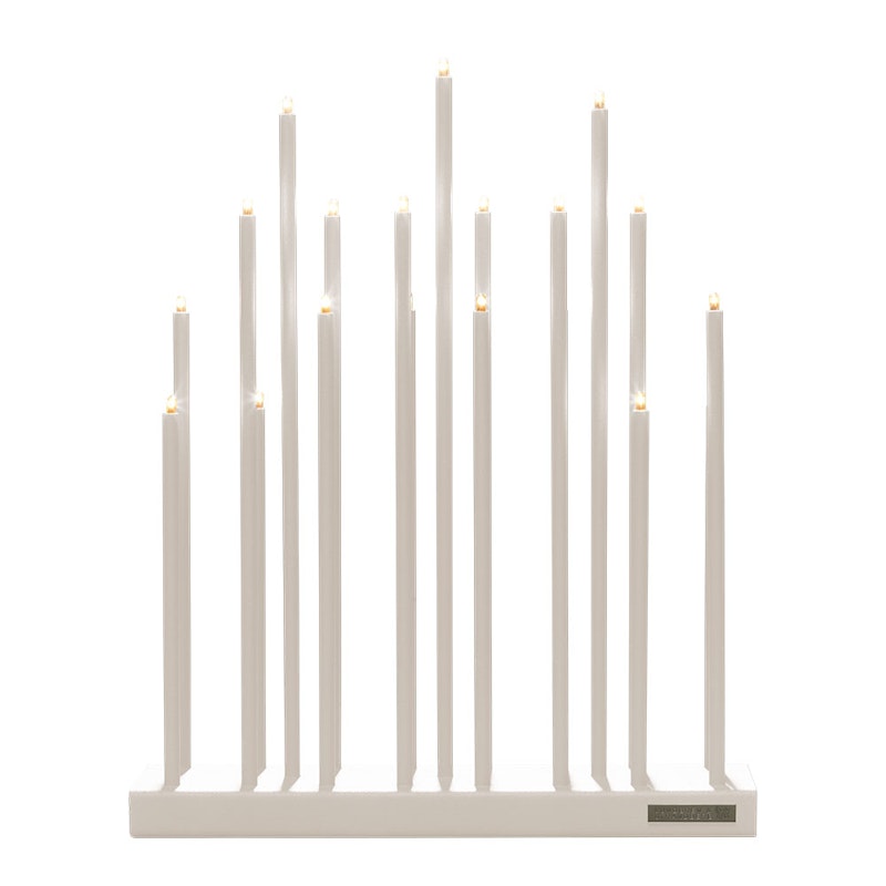 Elflugan Grande Adventslysestage, Offwhite