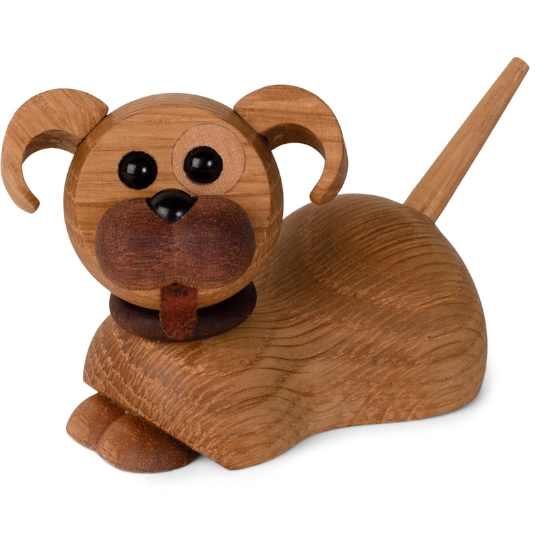 Coco Dog Træfigur 10 cm