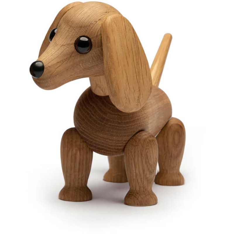 Snap Træfigur Gravhund