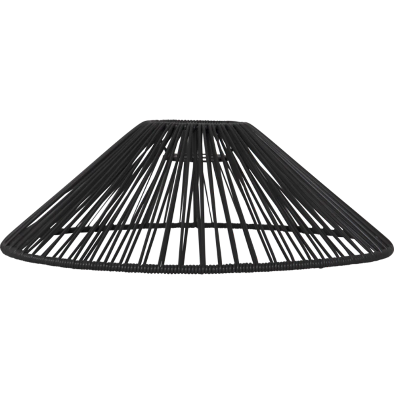 Vide Lampeskærm Sort, 38 cm