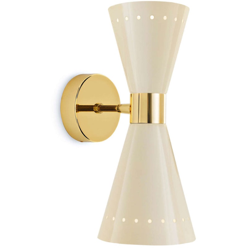 Megafono 2 Væglampe, Ivory