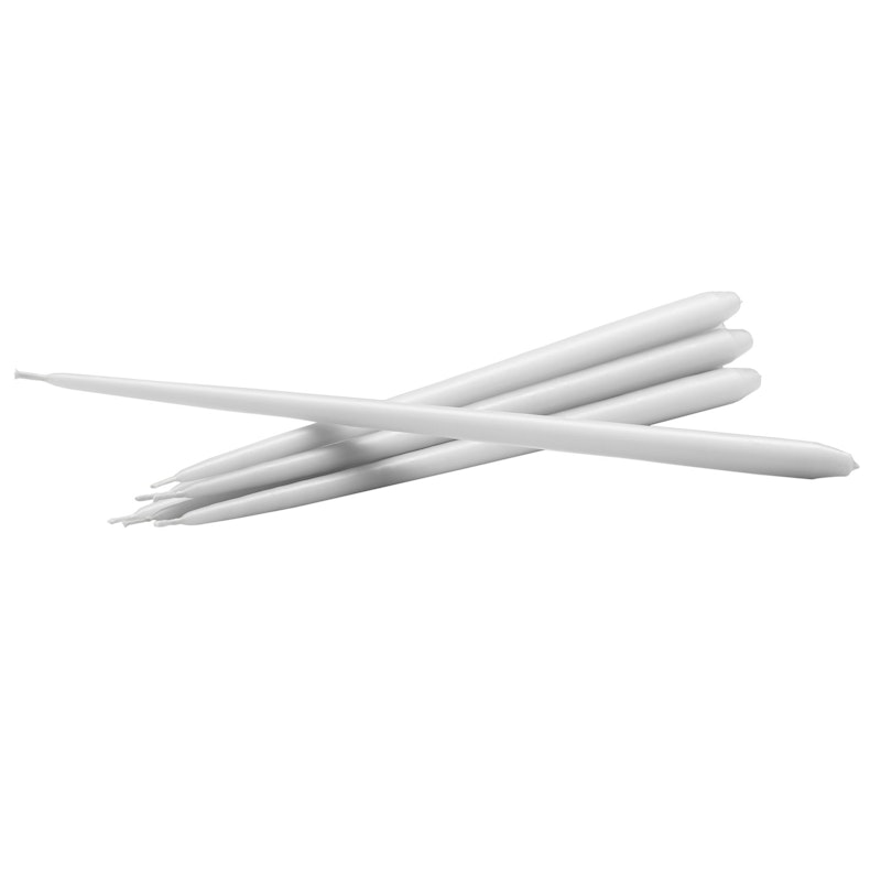 Stearinlys by Ester&Erik 6-pak, Hvidt