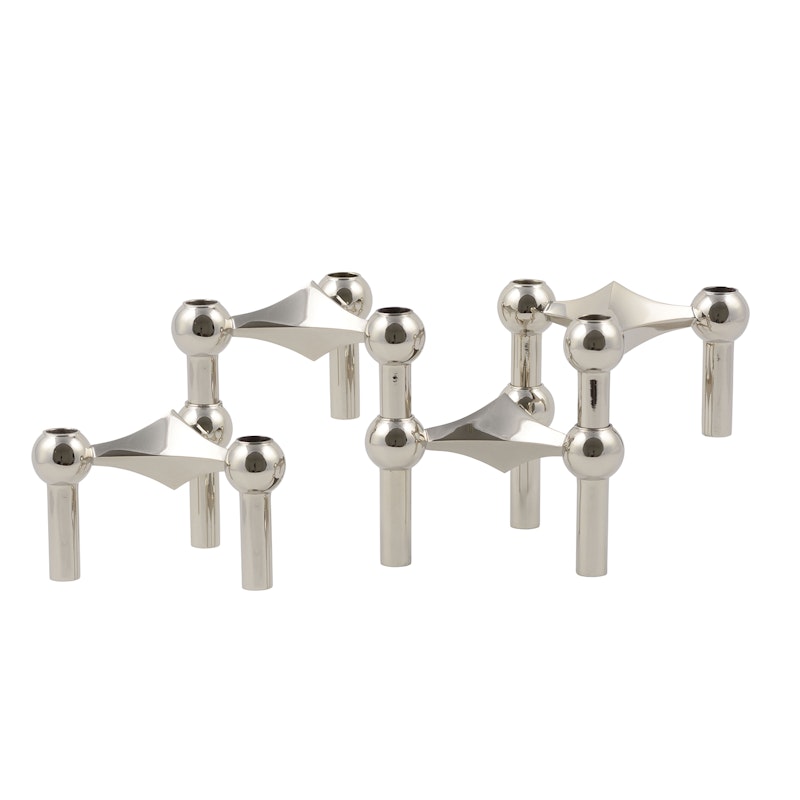 STOFF Lysestage 4-Pak, Krom