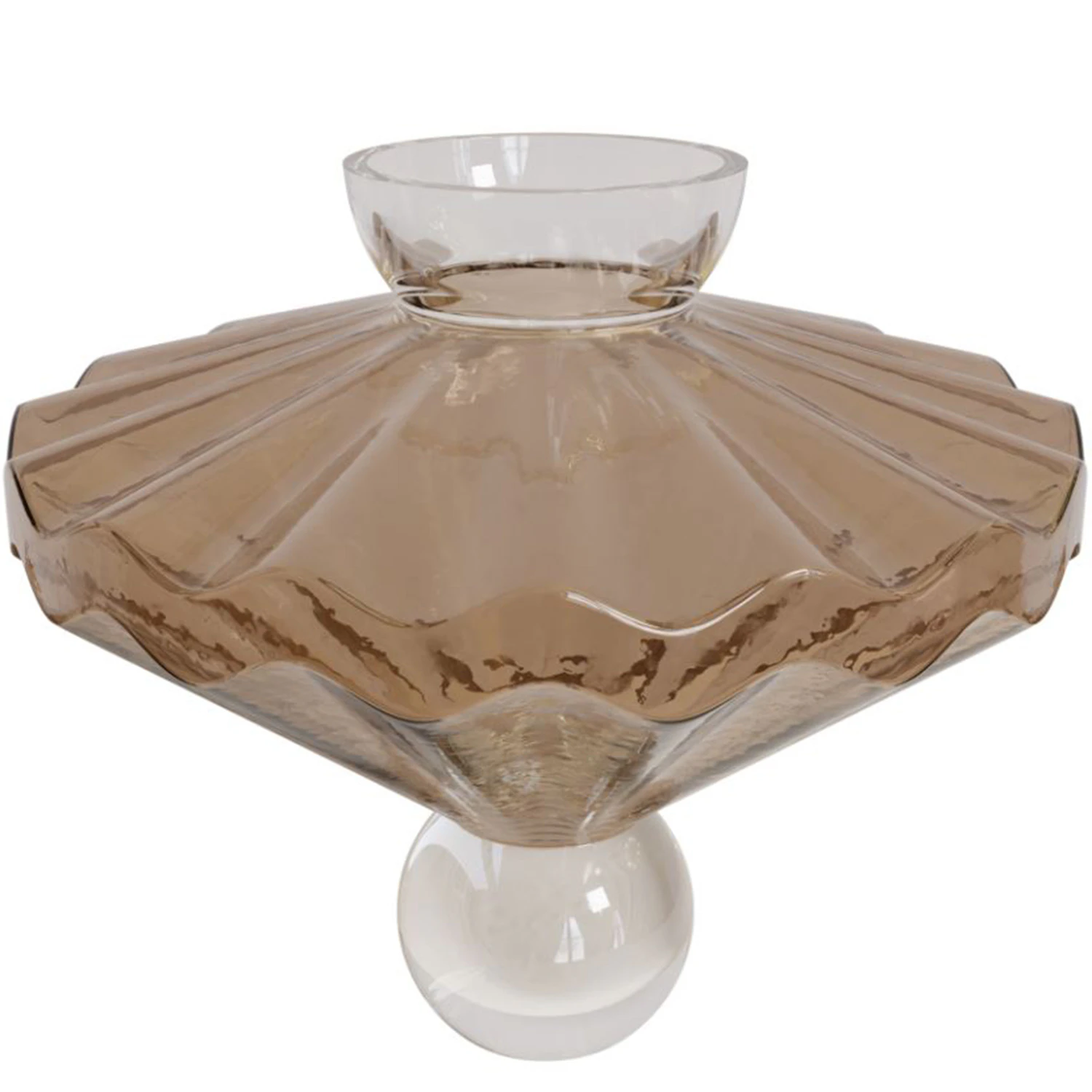 Stori Ballerina Vase 30 Cm - Vaser Mundbl&aelig;st Glas Coffee - BA-02-101