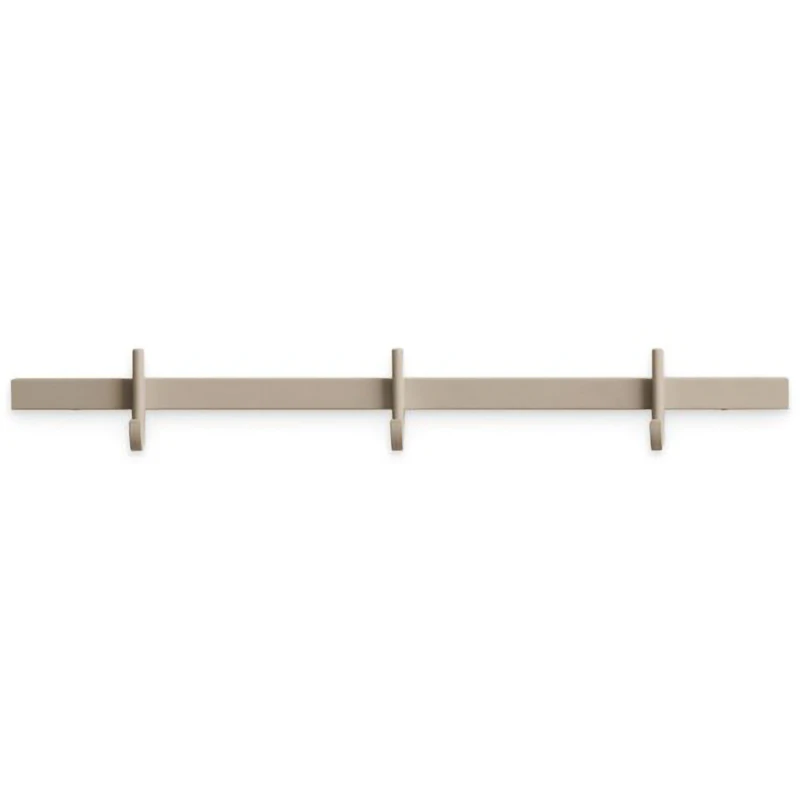 Relief Knagerække 41 cm, Beige