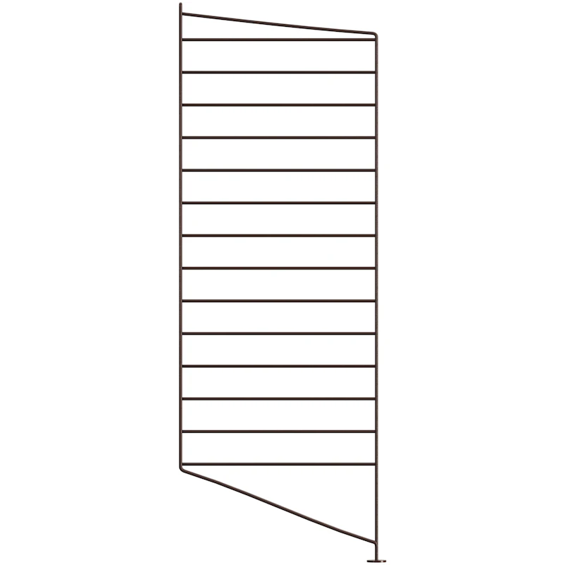 String Gavl Gulv 30x85 cm 1-pak, Mørkebrun