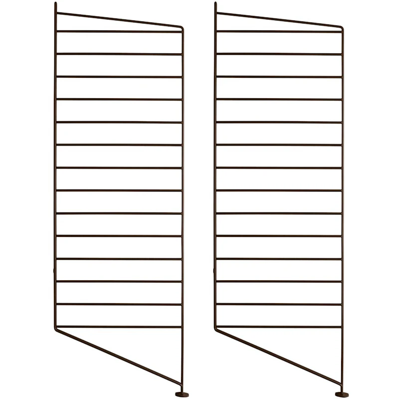 String Gavle Gulv 30x85 cm 2-pak, Brune