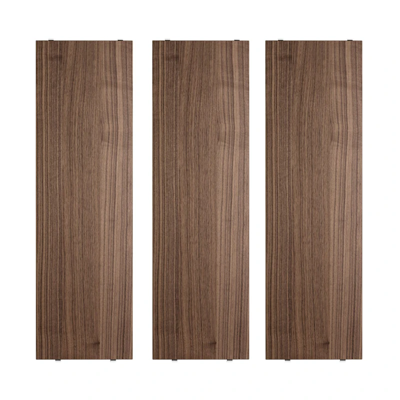 String Hylder 3-pak 58x20 cm, Valnød