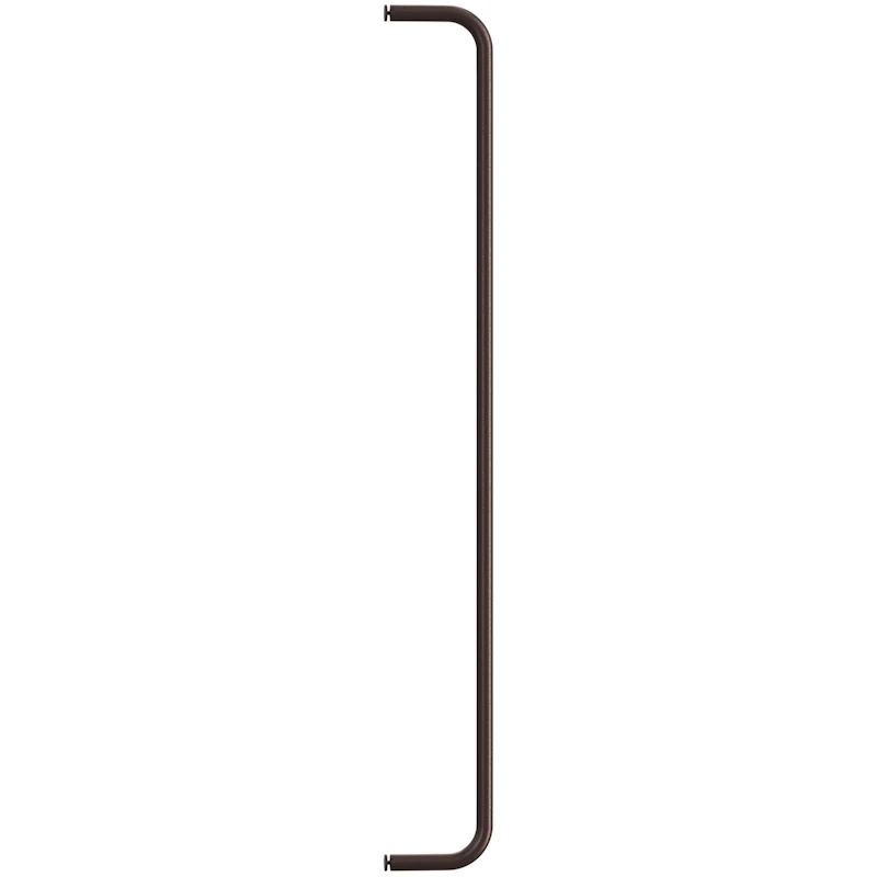 String Lampestang Til Metalhylde 78 cm, Mørkebrun